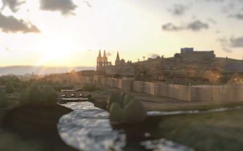 Reconstrucción virtual de Burgos en el siglo XV. (Foto: 3DUBU)